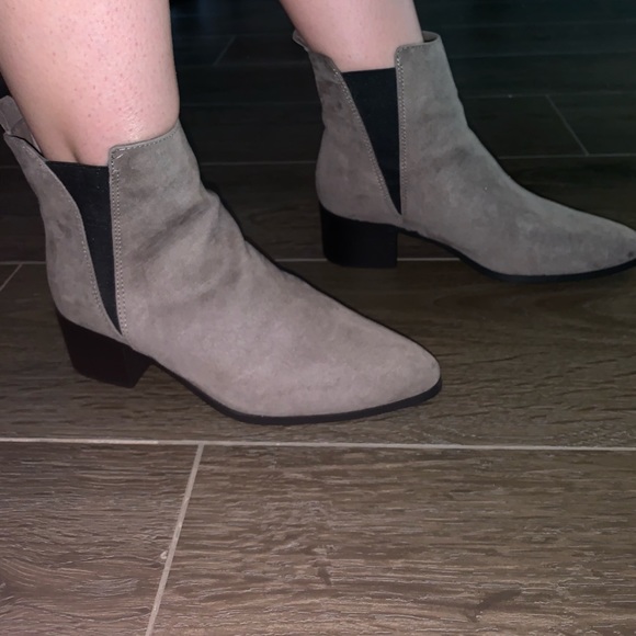 Grey/Brown Boots - Picture 3 of 4